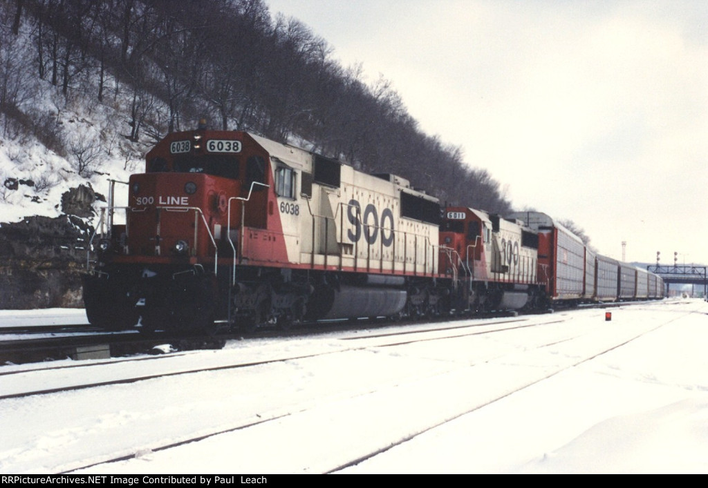 Westbound vehicle train